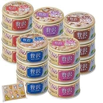 Amazon.co.jp: いなば 贅沢 キャットフード 缶詰 国産品 80g 5種